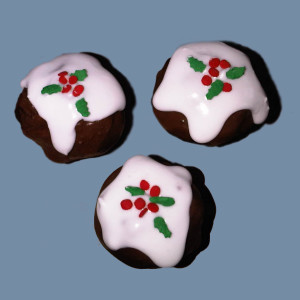 Christmas Pudding Cake Pops