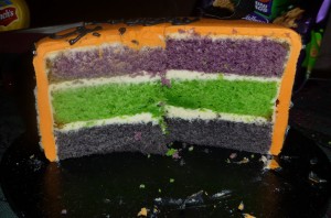 Halloween sandwich cake