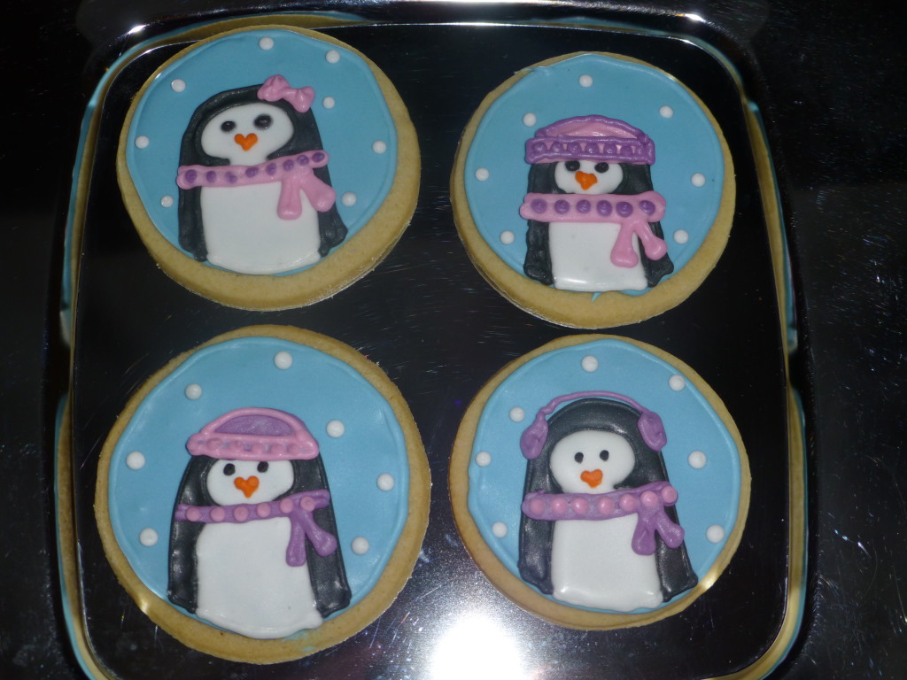 Cute Christmas Penguin cookies