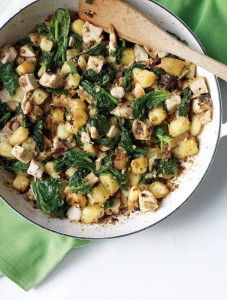 Chicken, Spinach and Potato Hash