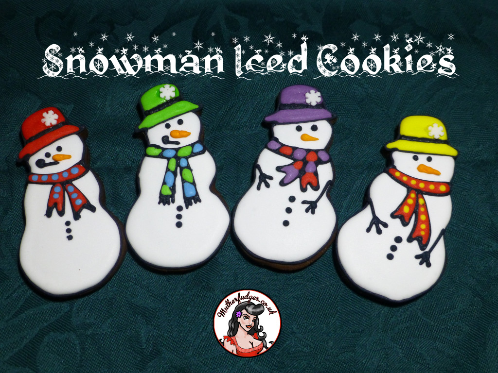 snowman-iced-cookies