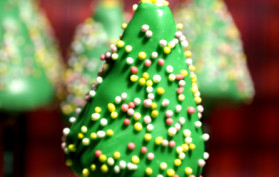 christmas tree cake pops