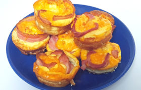 cheesy bacon and egg cups